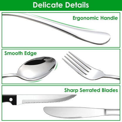 Skorter | 48-piece: Cutlery set in stainless steel