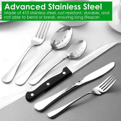 Skorter | 48-piece: Cutlery set in stainless steel