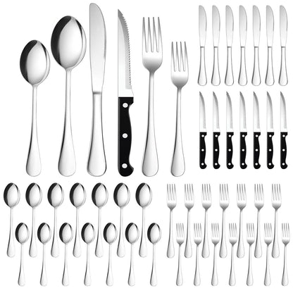 Skorter | 48-piece: Cutlery set in stainless steel