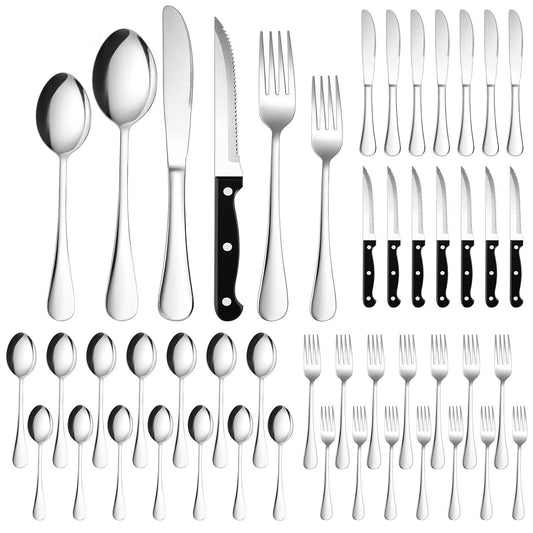 Skorter | 48-piece: Cutlery set in stainless steel