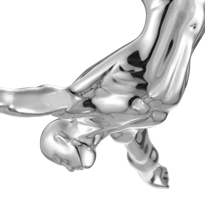 Skorter | Diver 22" Wall Decor Sculpture // Chrome