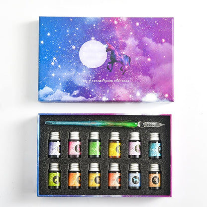 Skorter | Calligraphy Glass Dip Pen Ink Set