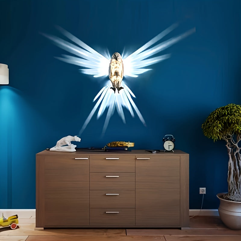 Skorter | OwlGlow - Geometric Owl LED Wall Decoration for Seasonal Celebrations