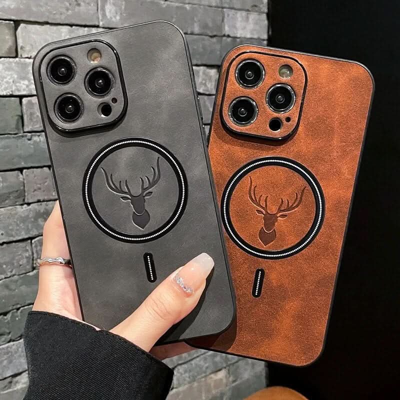 Skorter | Deer Leather iPhone Case MagSafe Wireless Charging