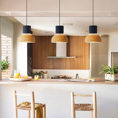 Skorter | Nordic Color Block Pendant Light Fixture - Modern Hanging Lamp for Kitchen & Dining Room