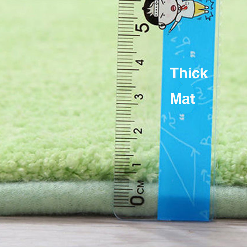 Skorter | Feblilac Solid Color Tufted Bath Mat, Multiple Sizes Bath Mat, Pure Non-Slip Bath Mat