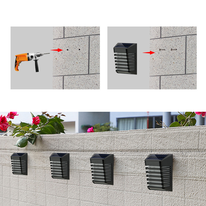 Skorter | Solar LED Garden Wall Light – Solar-powered outdoor lighting for patio and garden