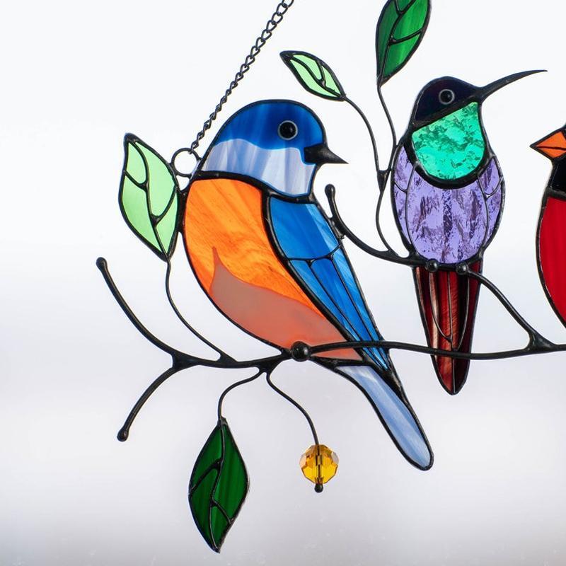 Skorter | Colorful Bird Window Hanger Sun Seeker