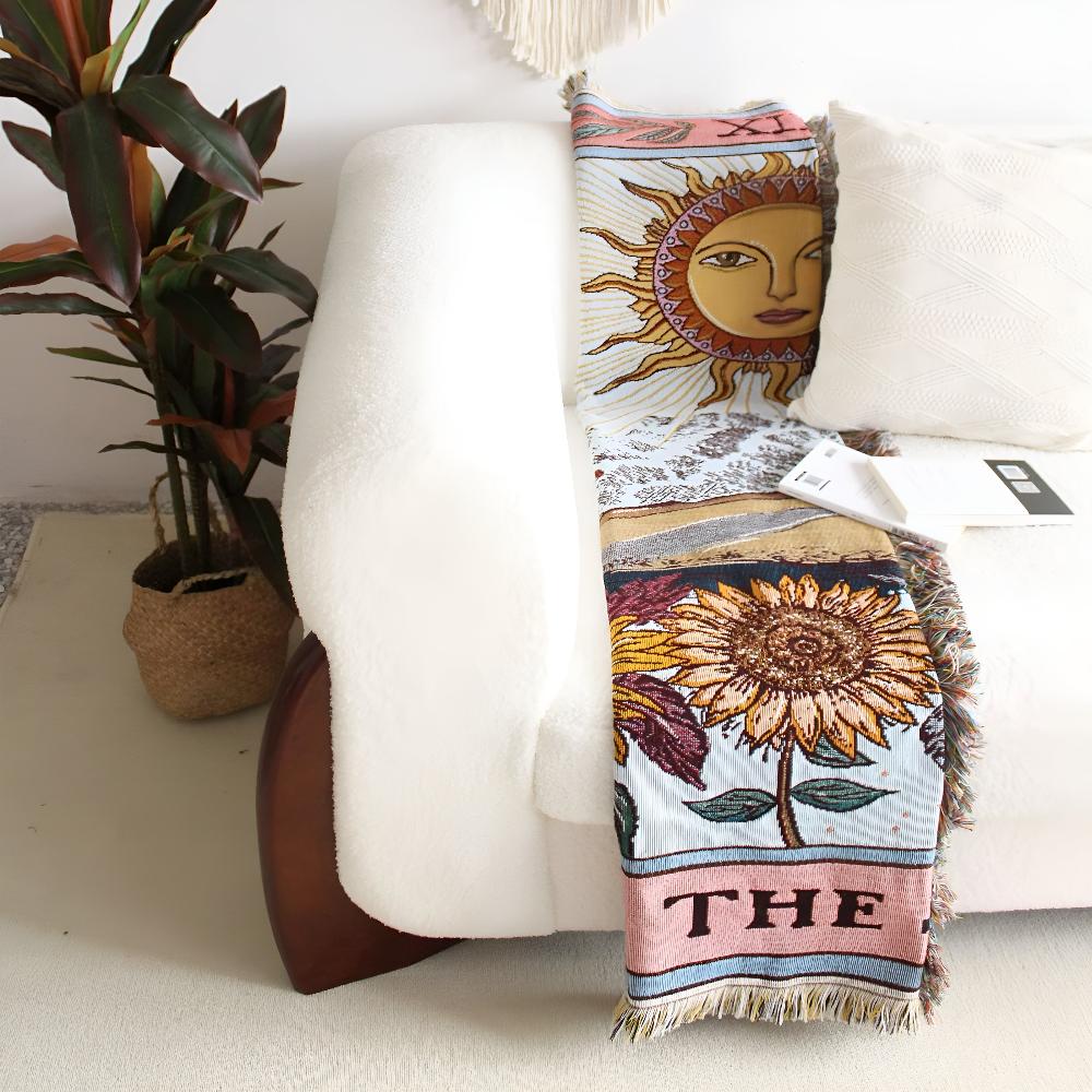 Skorter | Boho Sun Tapestry Blanket