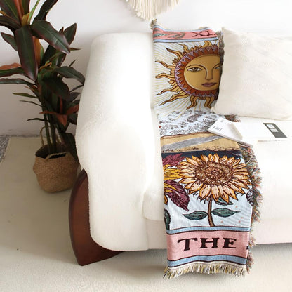 Skorter | Boho Sun Tapestry Blanket