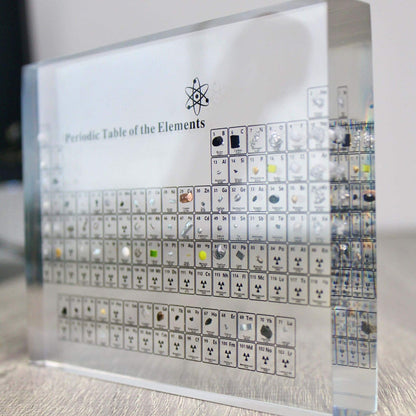 Skorter | AtomVault | Educational Periodic Table Display with Real Elements – Premium Glass Science Decor