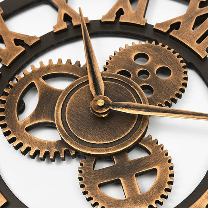 Skorter | Golden Elegance Wall Clock