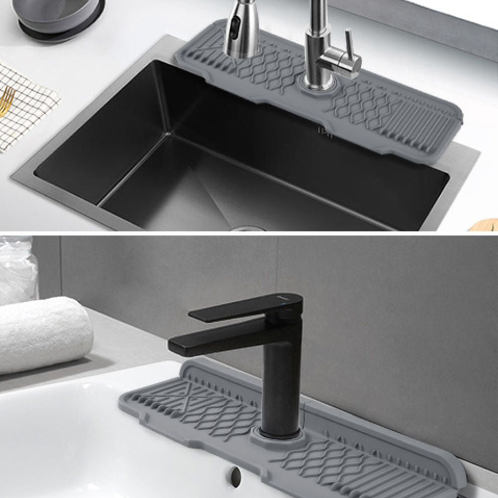 Skorter | Aqua Slope Rubber Faucet Sink Mat