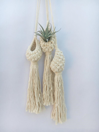 Skorter | Handmade Macrame Plant Hanger – Decorative Suspension for Plants in Boho Style