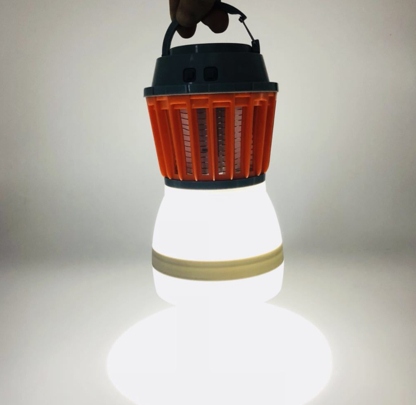 Skorter | Solar LED Mosquito Lamp with Integrated Lantern – Effective Insect Protection and Lighting for Garden and Camping