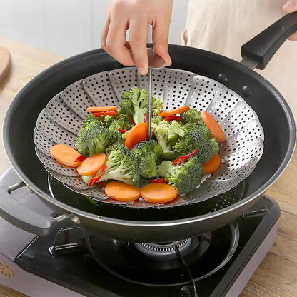 skorter | Flower-shaped Steel Folding Steamer