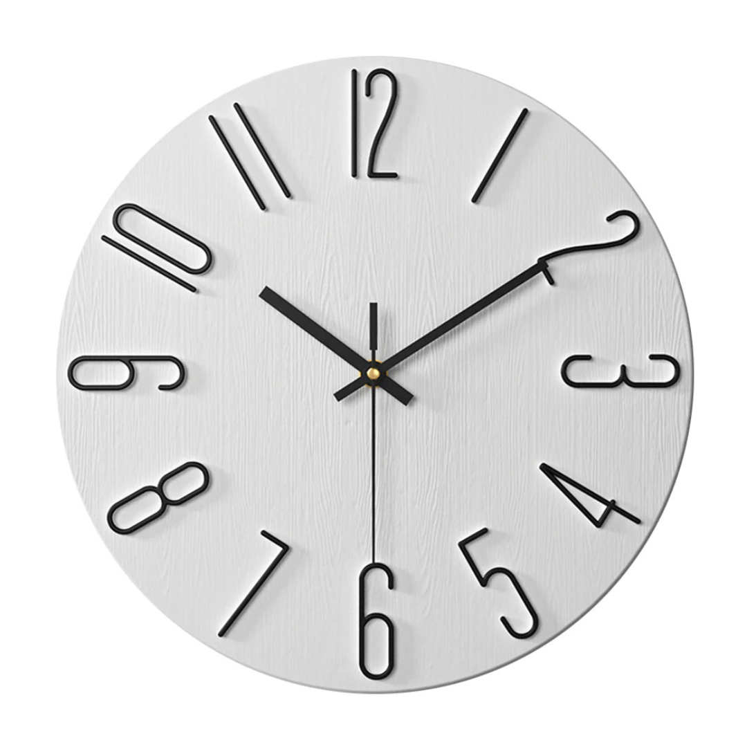 Skorter | Noble Wall Clock – Modern & Silent Clock for Living Room