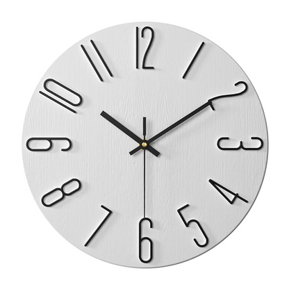 Skorter | Noble Wall Clock – Modern & Silent Clock for Living Room