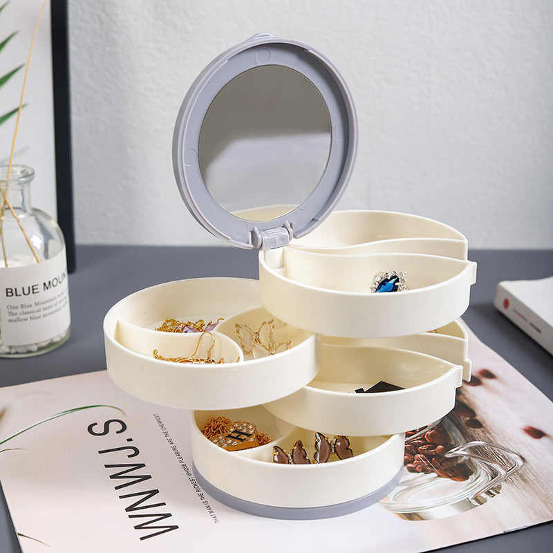 skorter | 4-Layer Rotatable Jewelry Storage Box