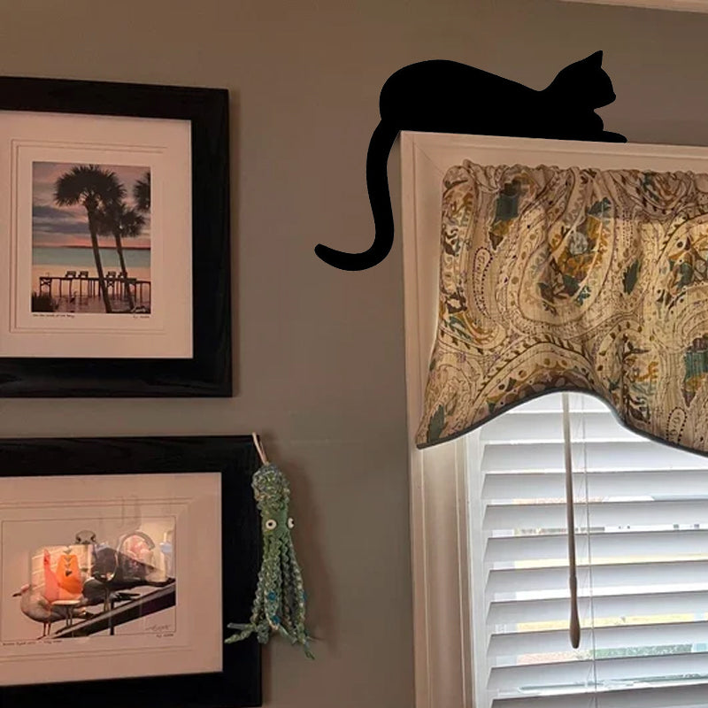 Skorter | Black Cat Door Corner Sign Decoration