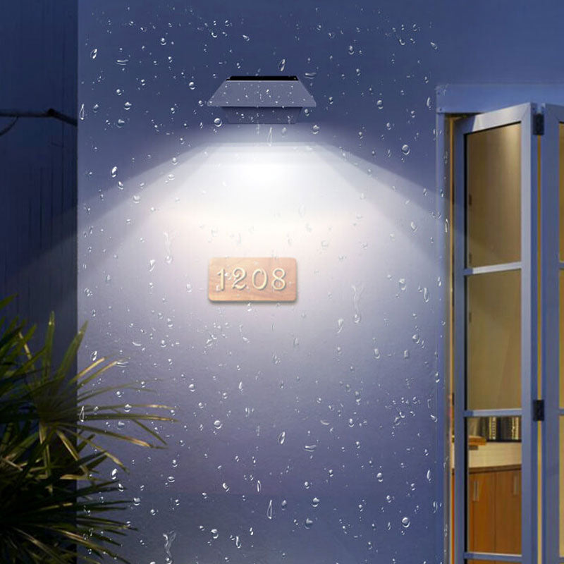 Skorter | Solar UFO Shape Design Fence Light LED Outdoor Wall Lamp