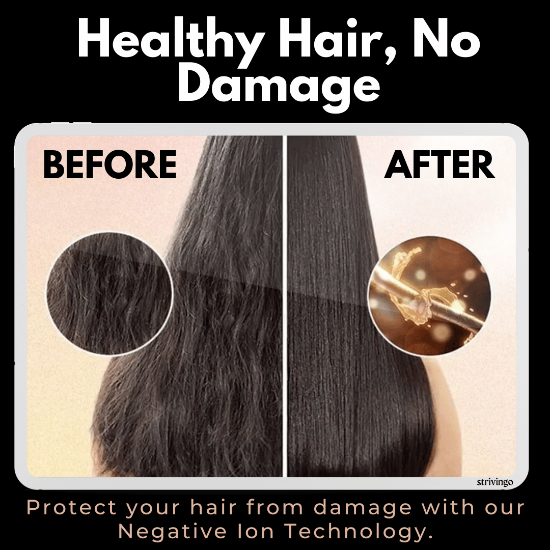 Skorter | 3-in-1 Rotating Hair Dryer and Styler with Adjustable Temperature for Effortless Curls and Waves