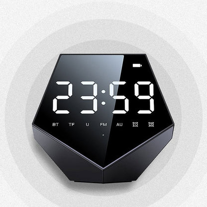 Skorter | 2-in-1 Bluetooth Wireless Speaker with Alarm Clock, for Home & Office