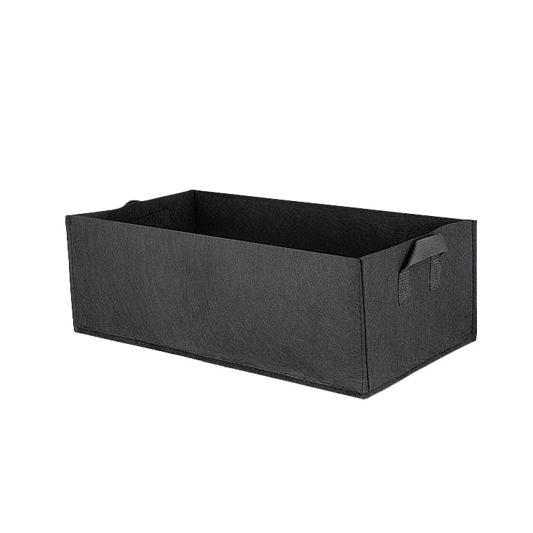 Skorter | Foldable storage box made of felt for plants with handles