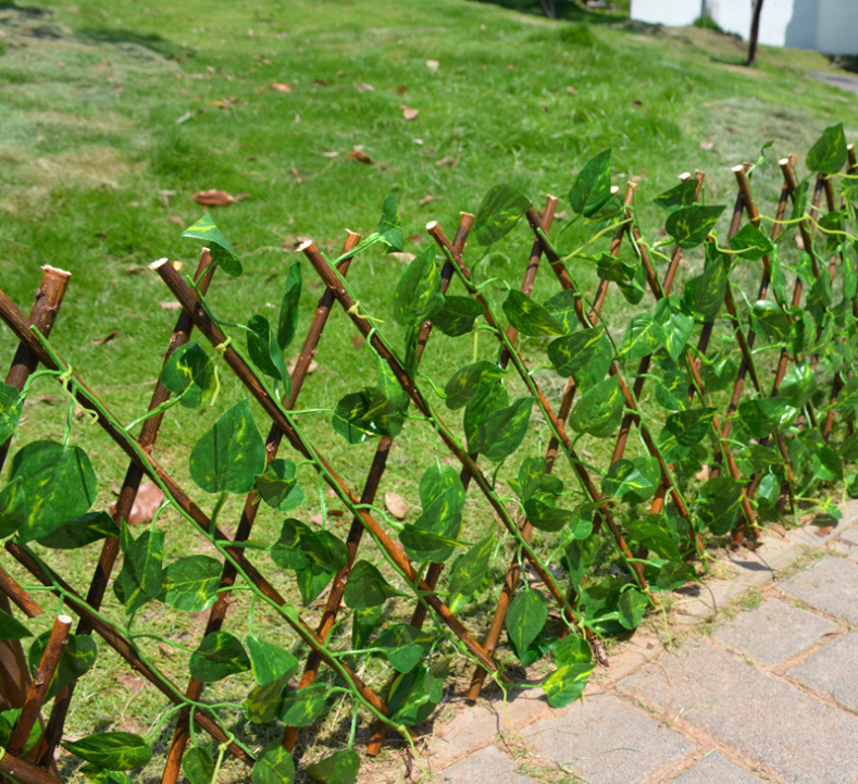 Skorter | Artificial Garden Fence with Ivy – Flexible Privacy Screen for Balcony and Terrace