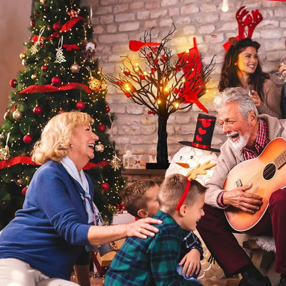 Skorter | Atmospheric Light Tree with Red Birds – Flexible LED Decoration Tree