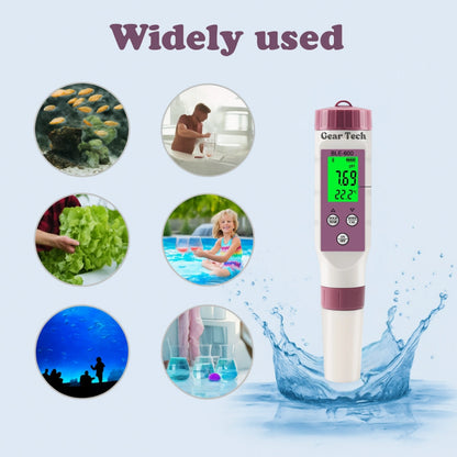 Skorter | Digital Pool Tester – Measuring device for pH and chlorine for easy pH measurement in pool water