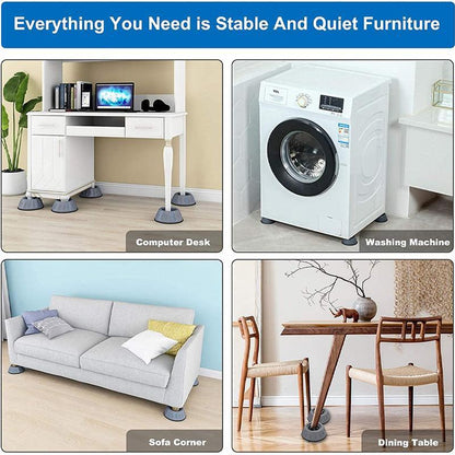 skorter | 4 Piece Anti-Vibration Washing Machine Support