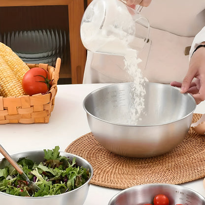 Skorter | 3pcs Stainless Steel Mixing Bowl Set