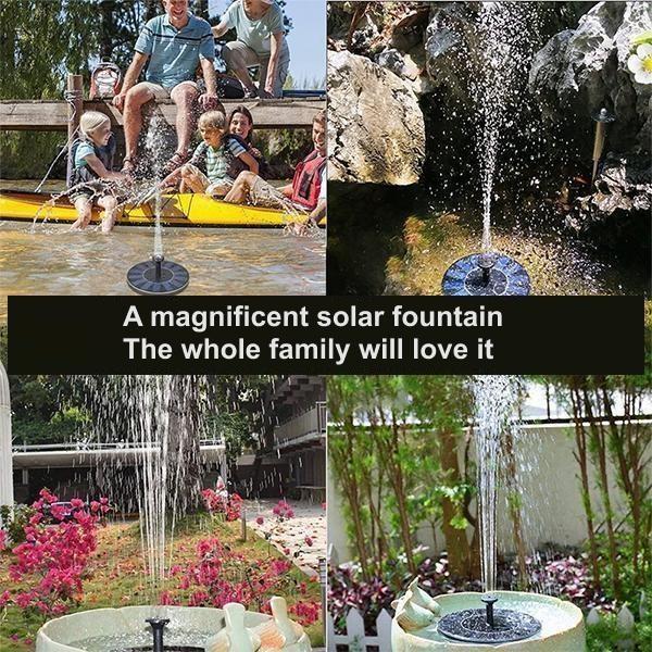 Skorter | Solar Bionic Fountain for Gardens Birth Bath for Floor / Ground