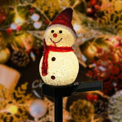 skorter | Super Cute Waterproof Solar-Powered Snowman Lamp