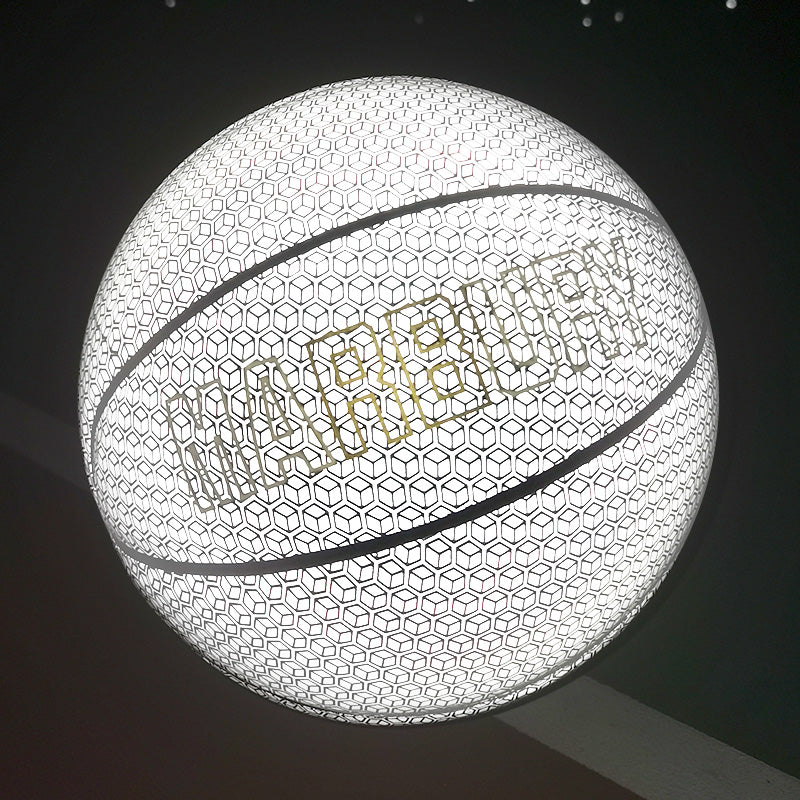 Skorter | Cool Luminous Basketball, with Standard Size, Soft Leather and Moderate Bounce