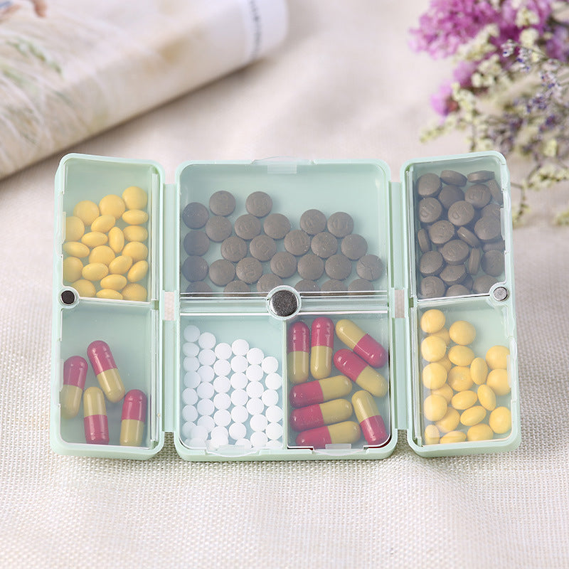 Skorter | 7 Compartments Portable Medication Organizer