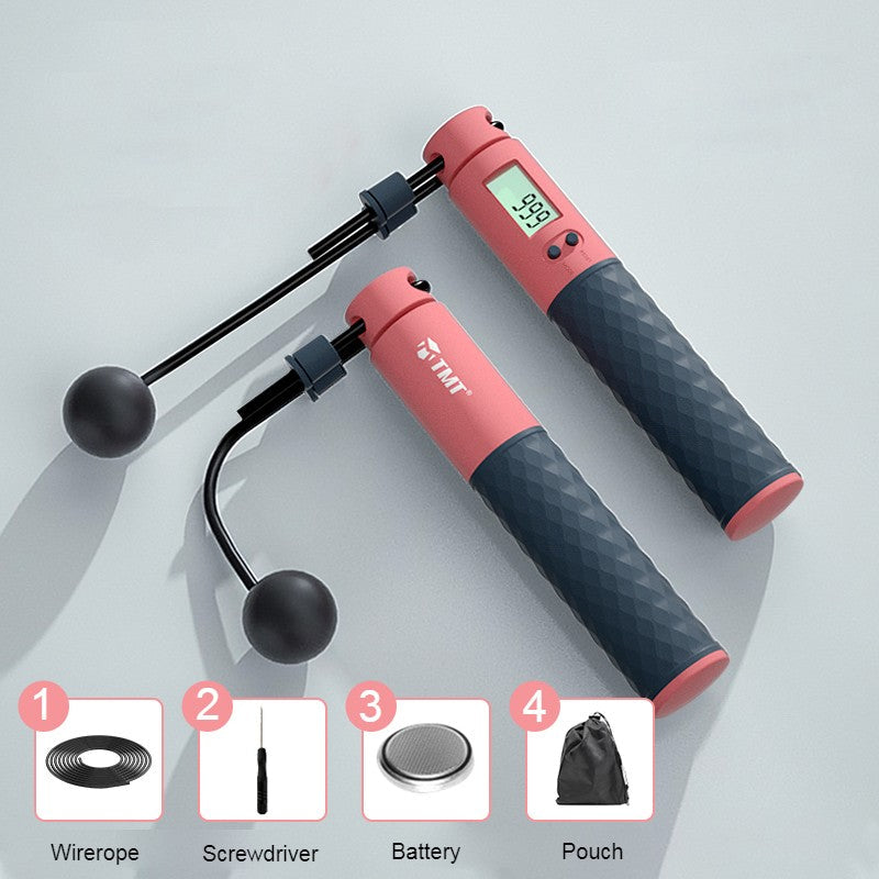 Skorter | 2-in-1 Weighted Smart Digital Jump Rope with Dual-rope Configuration, for Easy Full-body Workout