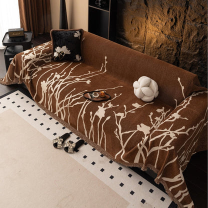 Skorter | Twilight Branches Chenille Sofa Cover