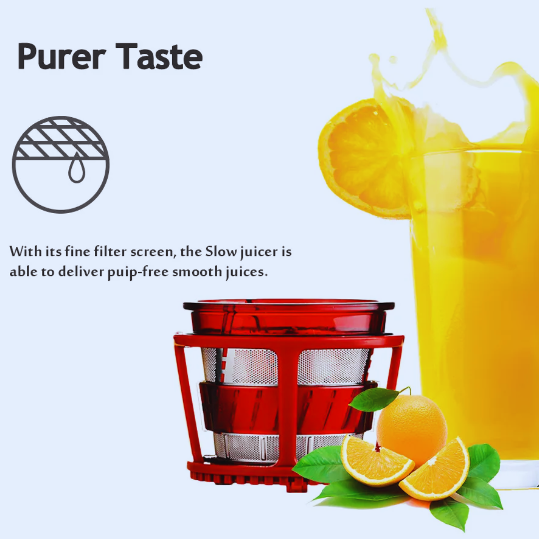 Skorter | Cold Press Slow Juicer – Enjoy Smooth, Pulp-Free Fresh Juice