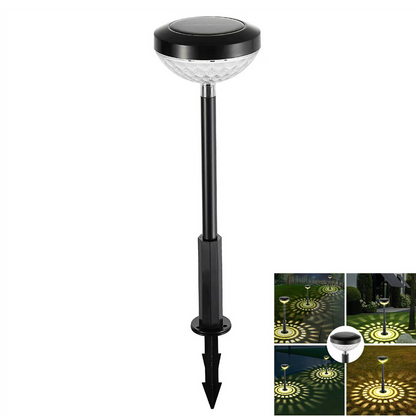 Skorter | Solar Garden Lamp with Color Change – LED Garden Lighting for Outdoor Use with Flower Pattern
