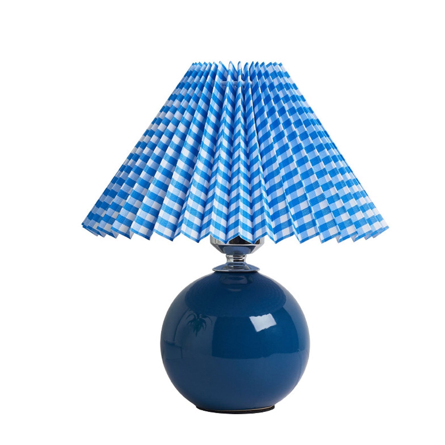 Skorter | Nordic minimalist 1-light table lamp made of ceramic with pleats
