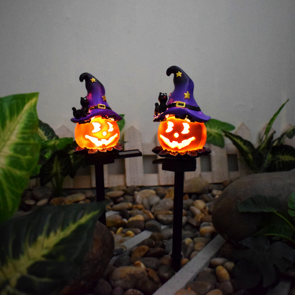 Skorter | Halloween Solar Lights – Decorative LED Garden Lights with Pumpkin and Witch Designs
