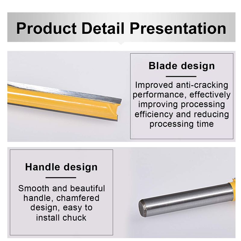 Skorter | 8MM Shaft Double Groove Straight Mill