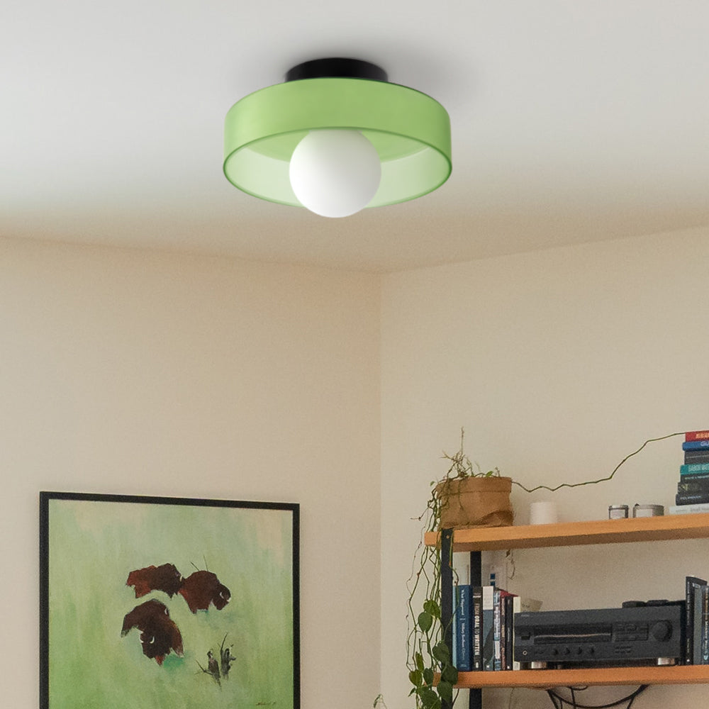 Skorter | LED Round Flush Mount Ceiling Light Fixture - Modern Energy-Efficient Lighting for Contemporary Home Décor & Low Ceilings