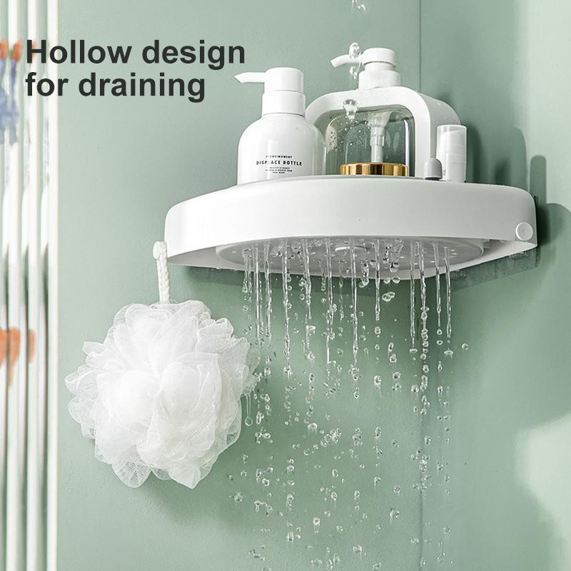 Skorter | Bathroom Corner Rotating Shelf