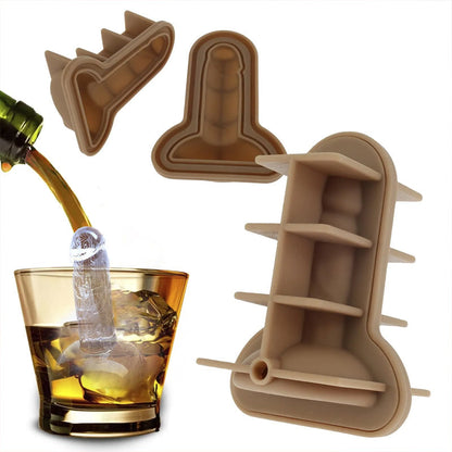 skorter | Adult Joke Ice Cube Mold Novelty Funny Silicone Ice Cube Tray