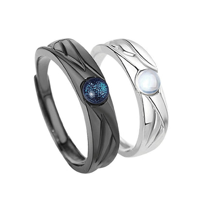 Skorter | 925 Sterling Silver Couple Rings for You and Your Partner, Best Gift for Valentine's Day