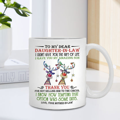 Skorter | I have given you my amazing son - Best gift for daughter-in-law mugs