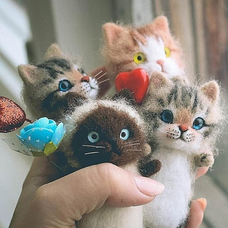 Skorter | DIY Cat Wool Felt Gift for Cat Lovers